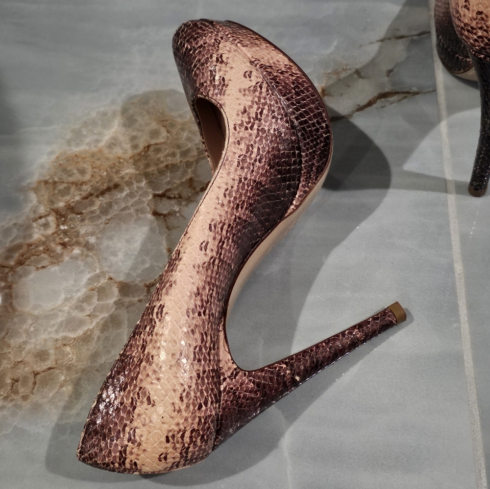 Miu Miu Rose Pink Python Platform - image 6